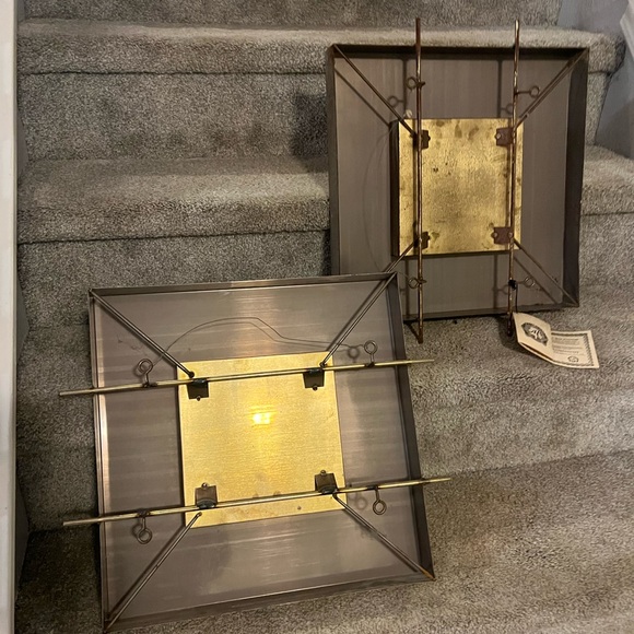 Vintage Curtis Jere Abstract Mixed Metal Wall Sculpture set of 2 Violin & Drum - Picture 5 of 16